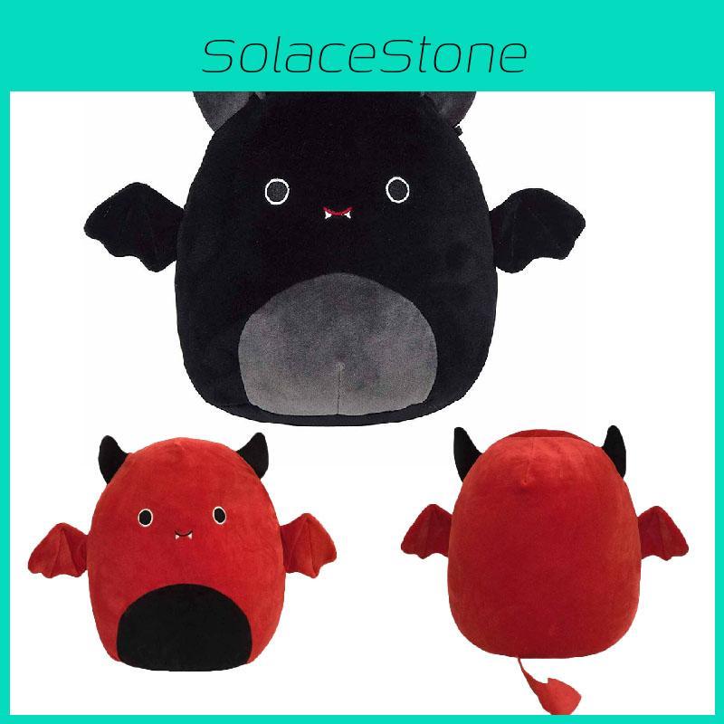 Adorable Halloween Devil Bat Plush Toy Soft And Cuddly Stuffed Cartoon Doll For Kids