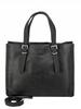 David Jones women's classic black trunk bag