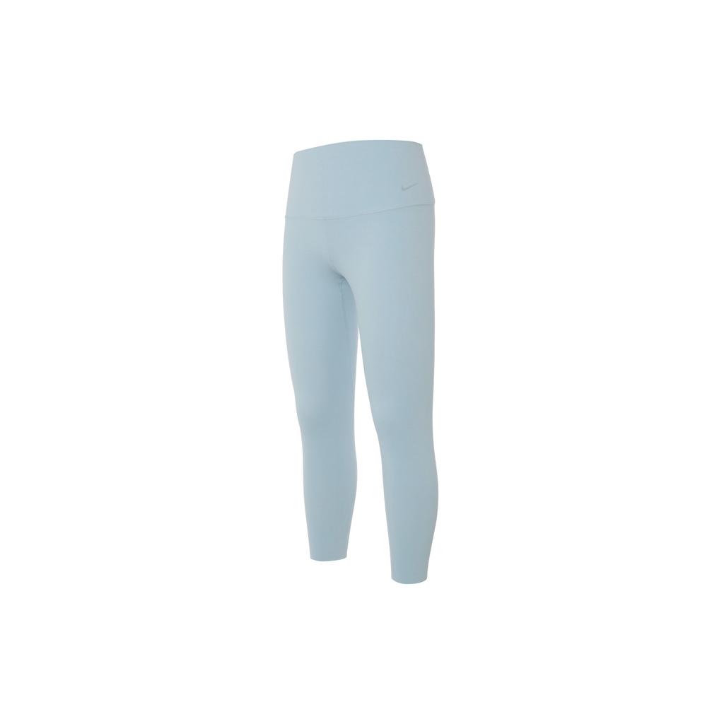 Nike ZenB Solid Color High-Waisted Elastic Casual Sports Pants Women Bottoms Light-Blue DQ6016-441