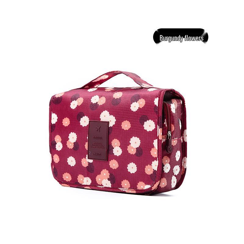 Waterproof Large Capacity Makeup Bag with Hook – Multifunctional Travel Cosmetics Storage