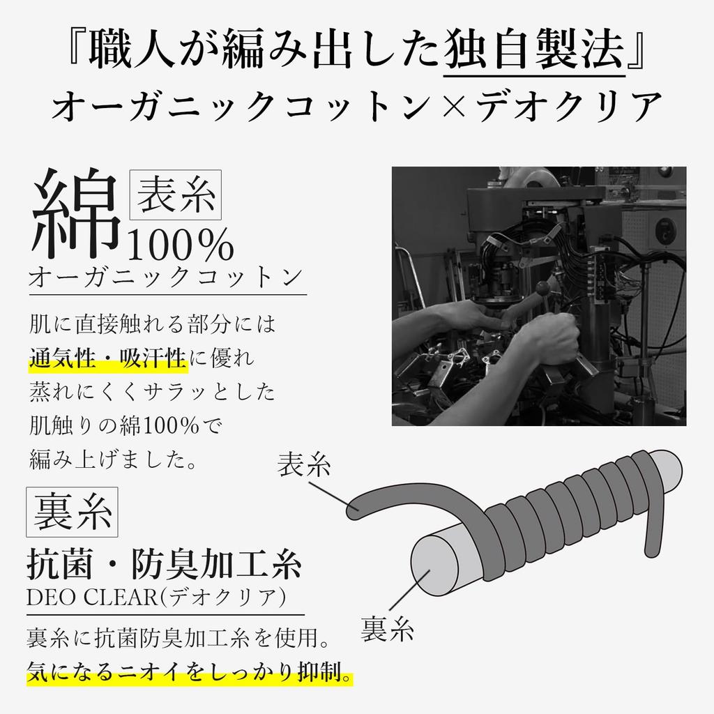 Bara bär Deodoriserande Super Allvarliga Tillverkade i Japan Korta och Herrar, dessa! [Super & Passande Femtåstrumpor] Herr Femtåstrumpor, 100% Bomull,