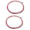 2Pcs 12Ft Throttle Cable for Marine Boat Motor Control Lever