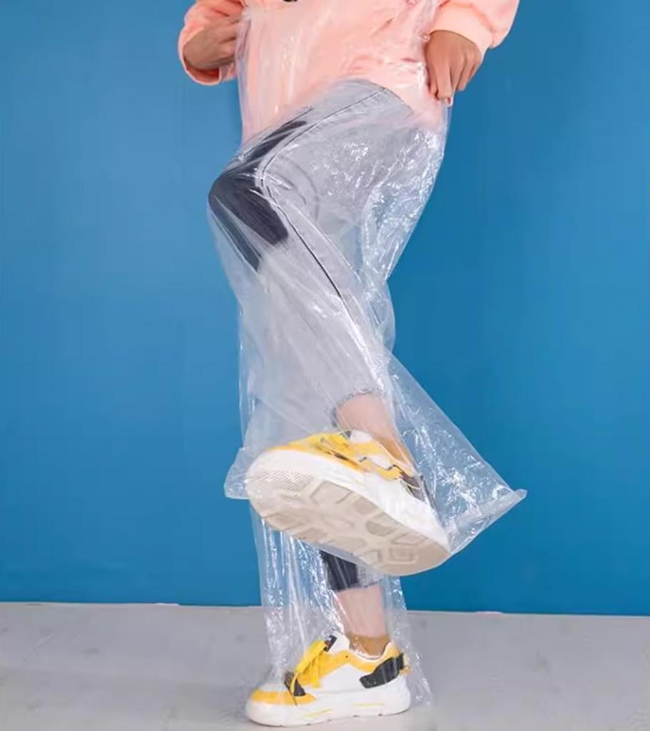 AISHITE Set of Disposable Top and Bottom Rainwear Rain Gear for Outdoor Rainy Plus Sizes 3/10/100-Piece Raincoats, Sets, Poncho, Cycling, Activities,