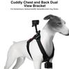 Dog Harness Soft Adjustable Dog Harness Vest Pet Chest And Back Fixation With Mounting Base Small Animal Accessories For