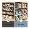Adjustable Double-layer Shoe Rack Thickened and Space Saving Shoe Storage Rack Flat Bottomed High Heel Storage Shoe Rack