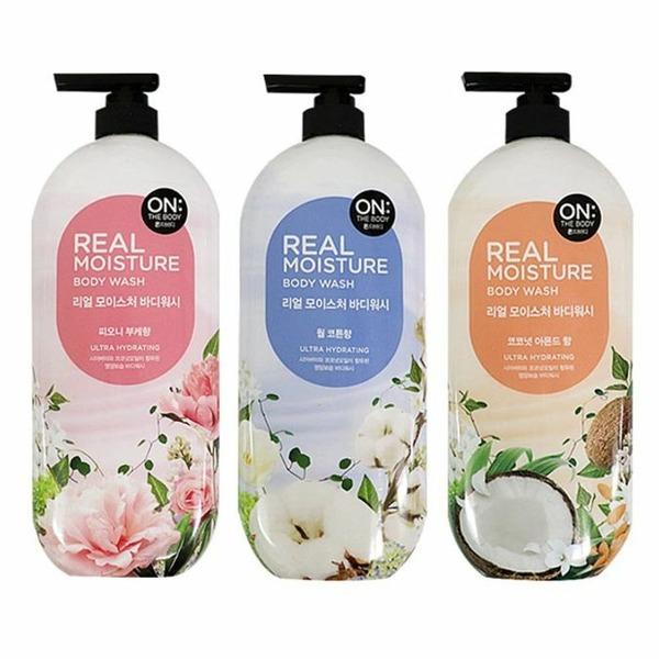 Body Wash Coconut Shower Bath Body Cleanser 3-pack 865ml (W7F4E22) Peony bouquet scent