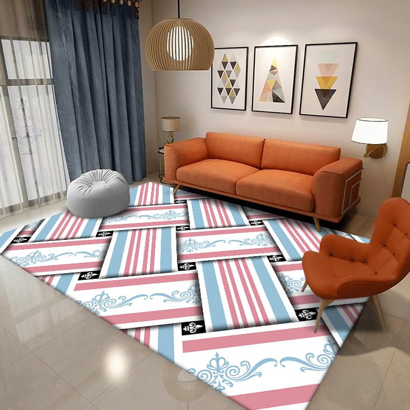 Living Room Geometric Carpet Rug Bedroom Bedside Rugs Home Sofa Table Decor Mat