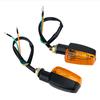 ITimo LED Turn Signal Lamp Universal Motorbike Indicator Light 1 Pair Motor Accessories Amber Blinker Bulb Motorcycle Flasher