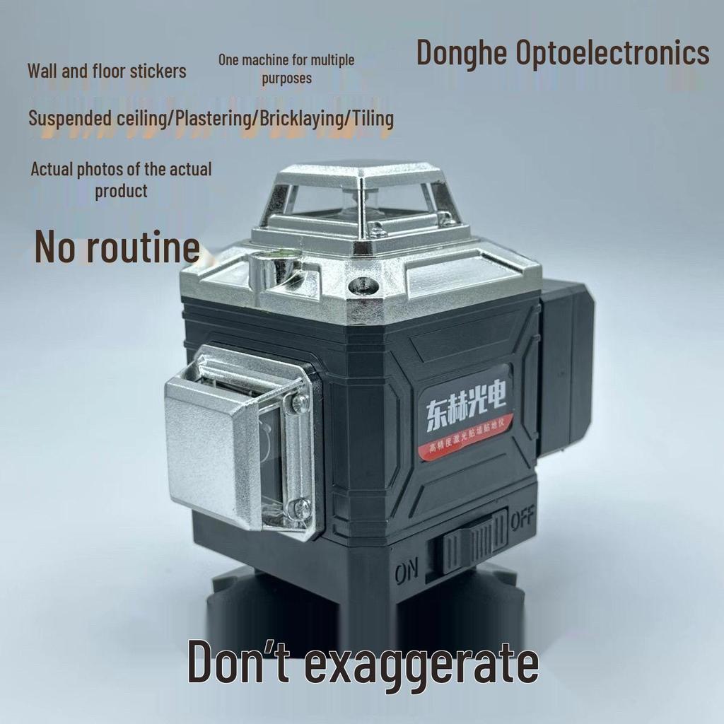 New Anping 12-Line High-Precision Green Laser Level with Wall-Hugging Infrared for Outdoor Use