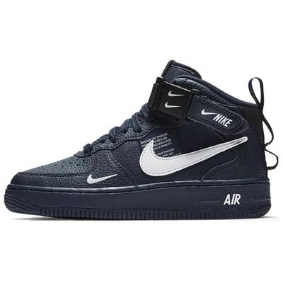Air Force 1 Mid Obsidian Tour Yellow White GS AV3803-400