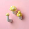 3D Red Mushroom Refrigerator Sticker Standing Sitting Hug Cartoon Refrigerator Decorative Magnetic Sticker Resin Gift