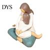 Elegant Home Office Decor Faceless Mother And Child Figurine, Heartwarming Resin Statue, Modern Statue Minimalist Sculpture for Living Room