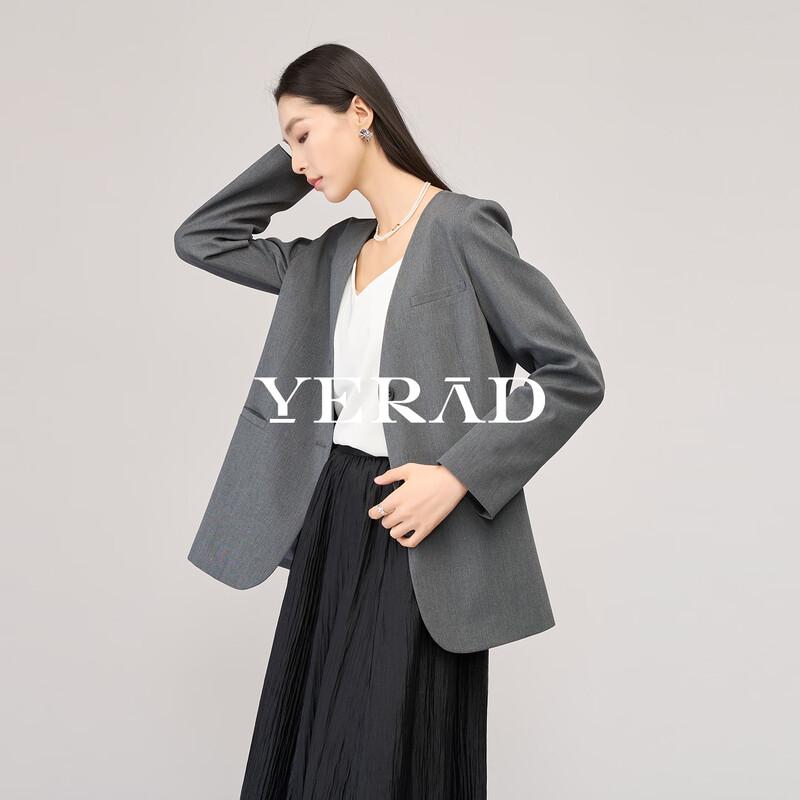 YERAD Damska marynarka smart casual o luźnym kroju