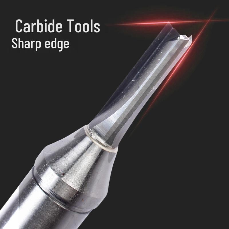 Three-Flute Woodworking Milling Cutter for Engraving and Trimming