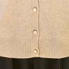 Pasite Embroidered Round Neck Knit Cardigan