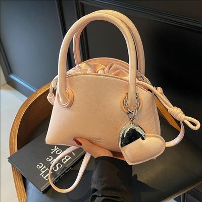 Niche Hand-Held Shell Bag Women'S Shoulder Underarm Bag Casual Versatile Messenger Bucket Bag