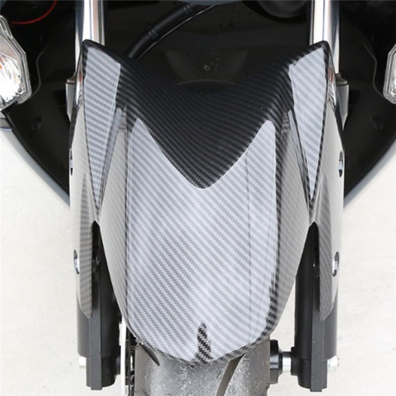 Motorcycle Front Wheel Fender Mudguard For Yamaha Nmax 155 2020-2024 Carbon Fiber Fender Decorative Accessories Carbon Fiber Pattern
