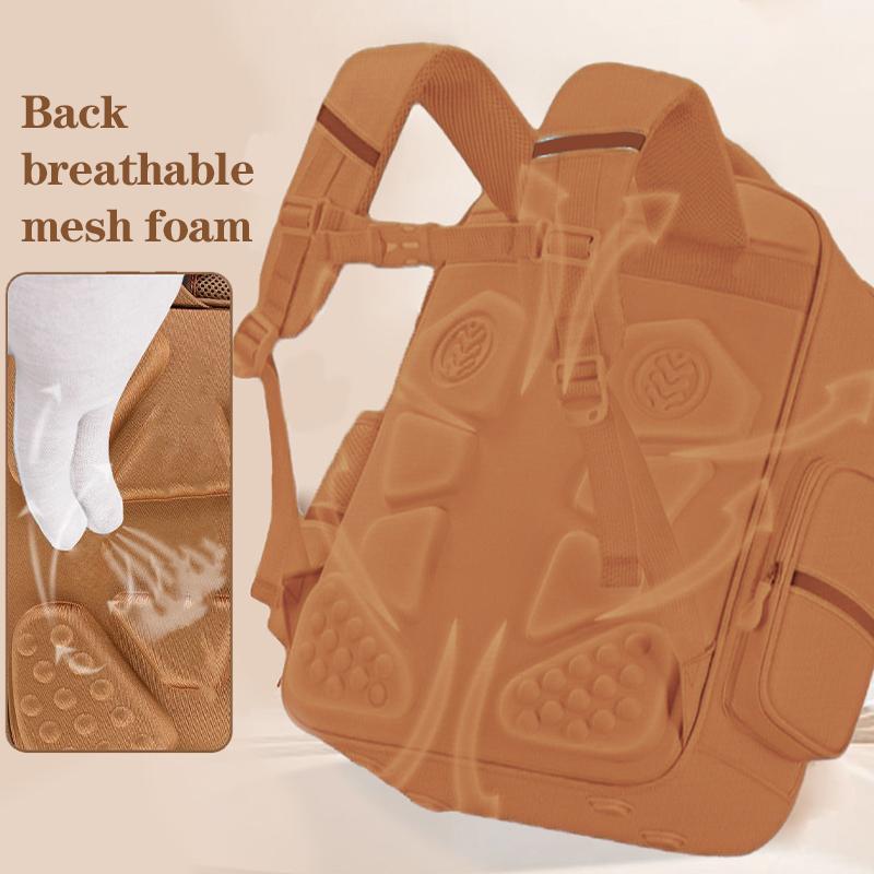 Capibala Schultasche Unisex Großraum Niedlicher Capybara Rucksack Strapazierfähiger Leichter Rucksack für Grund- und Sekundarschüler