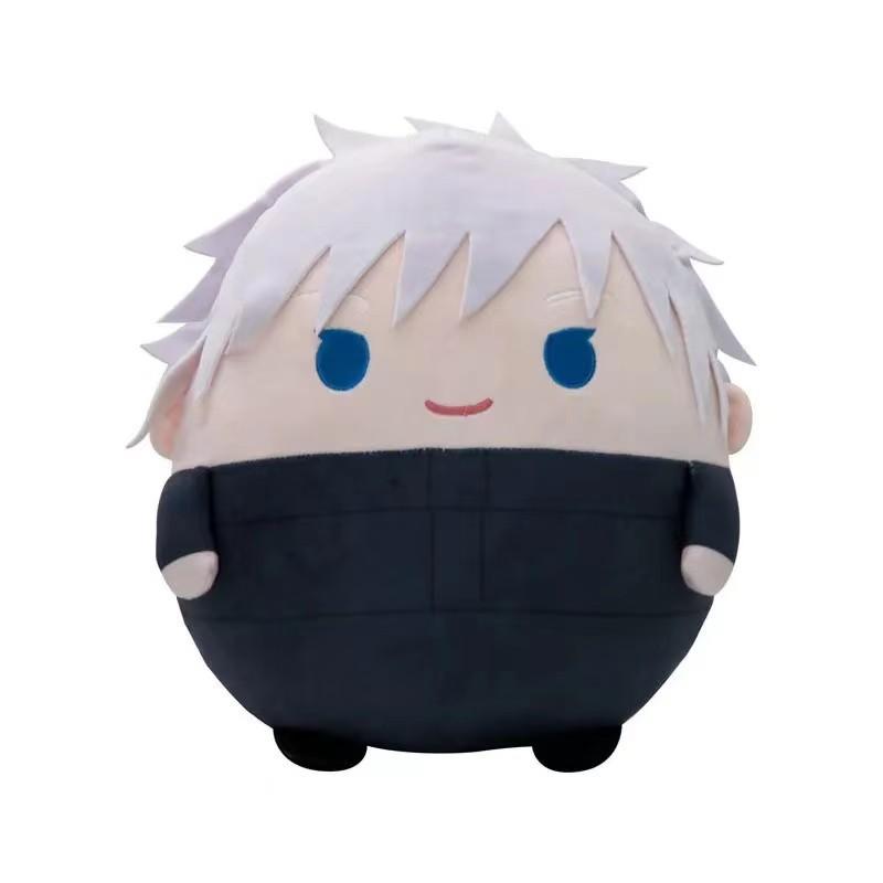 

Adorable Jujutsu Kaisen Plush Toys Featuring Gojo Satoru Yuji Itadori And Megumi Fushiguro In Soft Short Plush Design For Collectors And Fans 22cm/8.66in білий