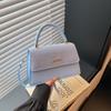 Spring new high-end texture trendy fashion portable small square bag niche versatile commuter messenger bag