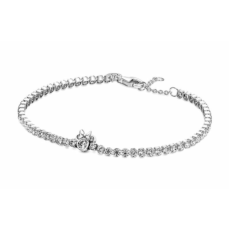 Pandora Disney Series Minnie Tennis 925 Silver Bracelet Women s 590107C01