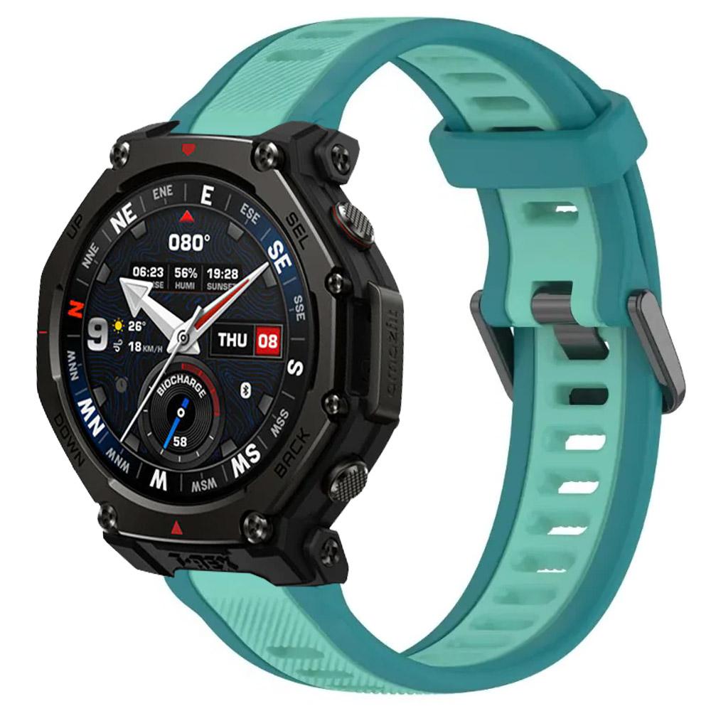 18/20/22mm Sports Silicone Strap for Amazfit T-Rex3 Pro 48mm 44mm Comfortable Breathable Wristband for Amazfit Helio/Balance 2-1