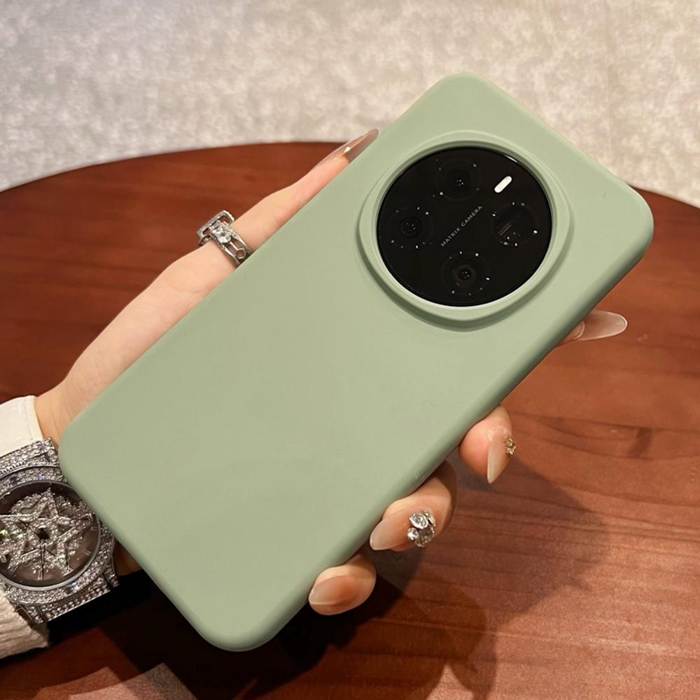 För Honor Magic7 Pro 5G Skal Hudvänligt Flytande Silikon+PC Telefonskydd