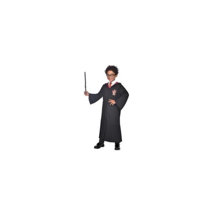Costume Robe Sorcier Harry Potter - Licence Harry Potter - Pour Enfant de 4 ans et plus - Intérieur - Noir