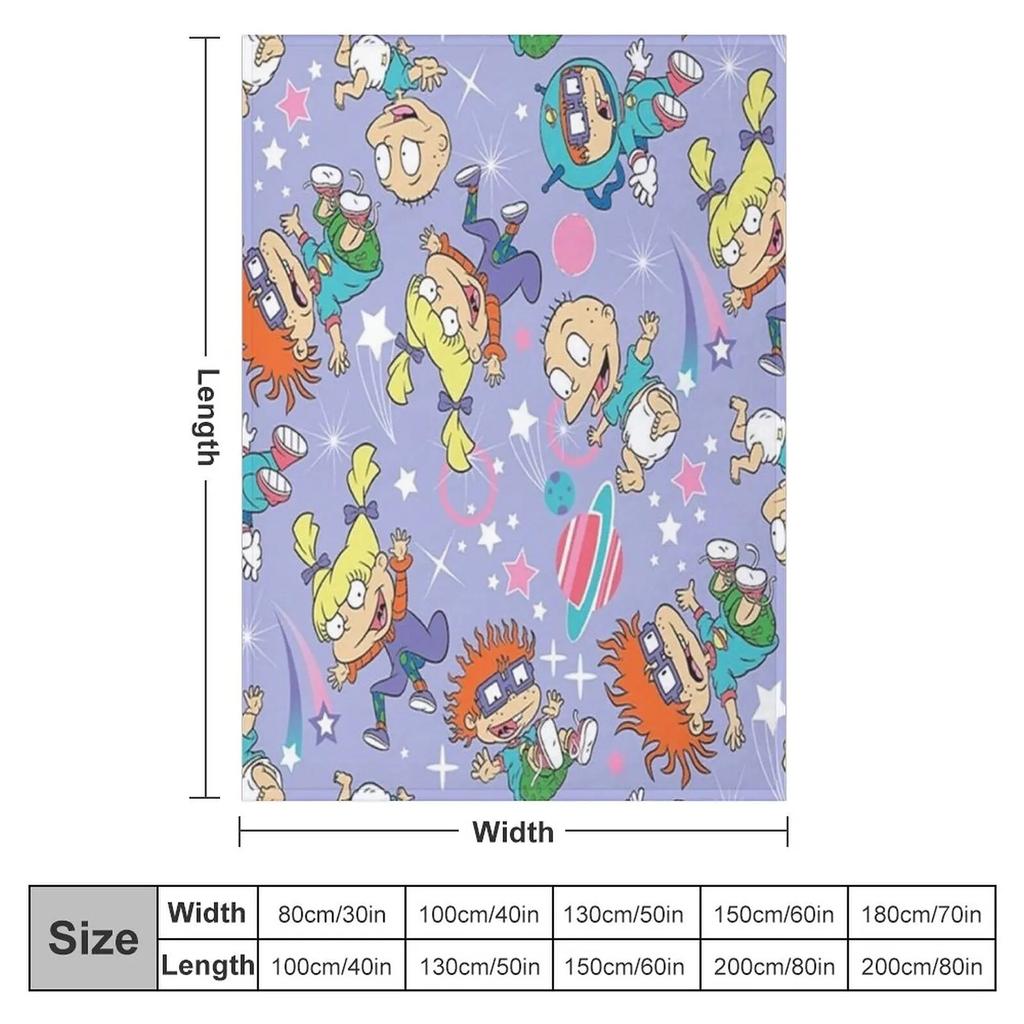 Rugrat Throw Blanket Warm Blanket Designer Blankets