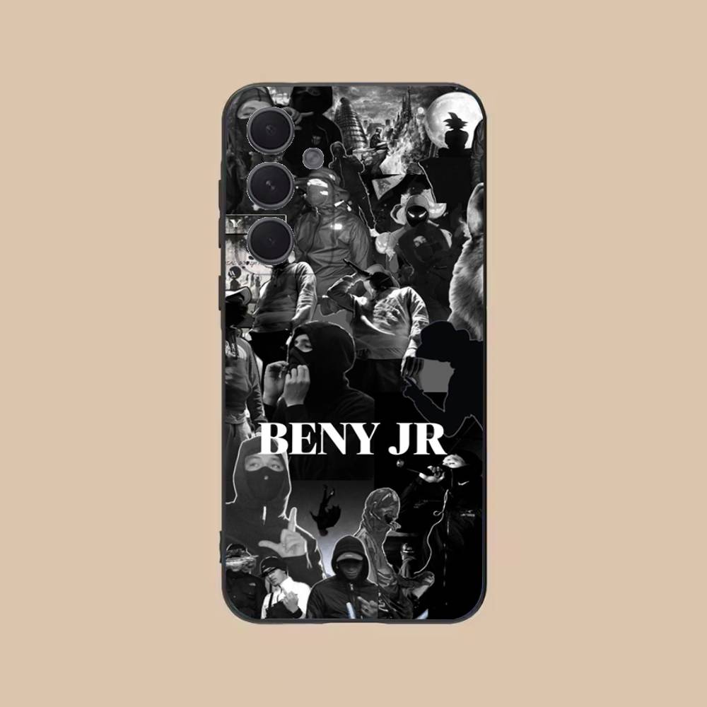 Rapper B-BENY JR Phone Case For Samsung S25,24,21,22,23,20,S30,Ultra,Plus,Fe,Lite,Note,5G Black Cover