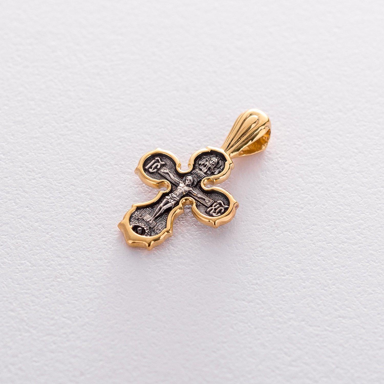 

Православний хрест Розп яття Христове Oniks срібний