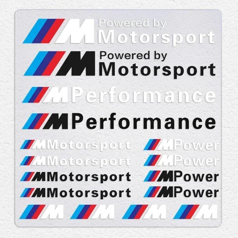 

E90 For BMW M X3 X5 X6 1set Car Badge Sticker Car Decoration Decal For Bmw M Performance Power X1 X3 X5 X6 E84 E83 F25 M3 E90