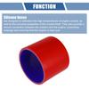 X AUTOHAUX Silicone Hose Silicone Tube with Hose Band Intercooler Turbo Intake Rajeter Hose