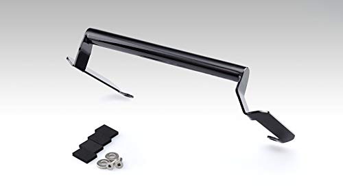 Kijima Motorcycle Parts Handlebar Mounting Bar, Steel, 22.2mm Diameter, Black, Compatible with Forza 250 ('18-'20/MF13), Part Number 204-0694