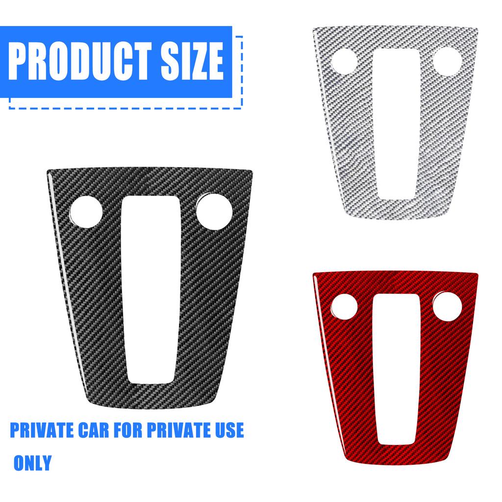 Kohlefaser-Getriebepanel Klebefolie Abdeckung Armaturenbrett Aufkleber Verbessert die Kabinenästhetik für den Schalthebelbereich