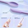 3pcs Mini Silicone Double Scraper Emulsion Mask Spatula Cosmetic Scoop Kitchen Tool Bottle Jam Spatula