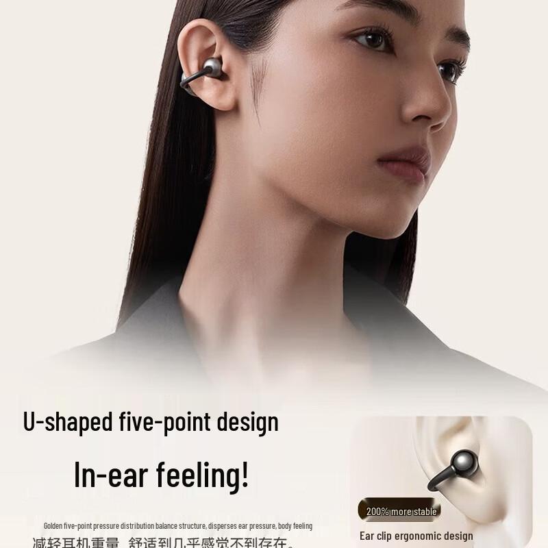Saina Z60S Open-Ear Clip-On Wireless Bluetooth Headset
