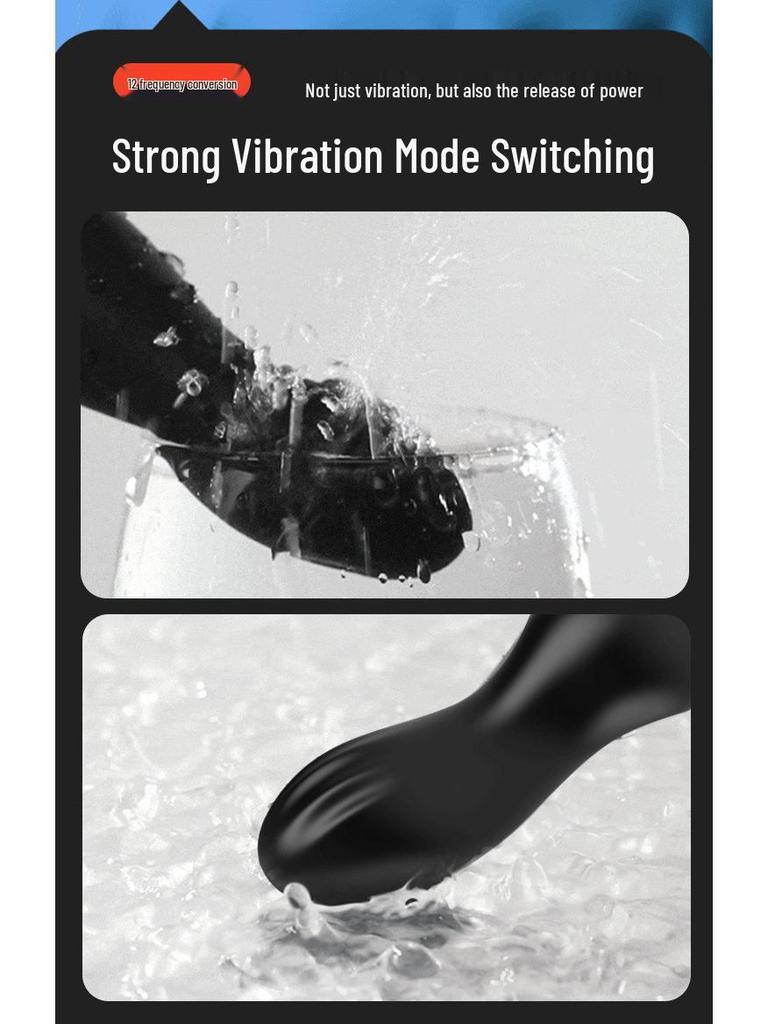 Vibrating Unisex Anal Plug for Prostate Stimulation