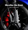 Car Microfiber Wheel Hub Rim Cleaning Brush Kit Non-Slip Handle Bendable Brush