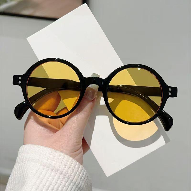 Luxury Vintage Round Sunglasses Women Men Brand Designer Punk Sun Glasses Sexy Ladies Shades Uv400