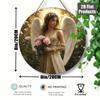 Metal Wall Art Angel Wood Decor Thanksgiving Halloween Christmas Gift Kitchen