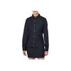 Calvin Klein Solid Slim Fit Single Breasted Denim Long Sleeve Shirt Women shirts Blue J224052-1AP