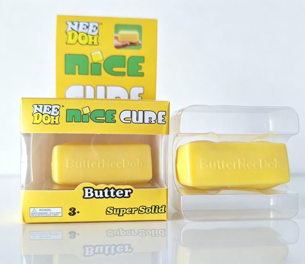 New  Needoh Butter Stick Squishy Toy Slow Rising Soft Squeeze Fidget Stress  Anxiety Relief Desktop Decompression Toy