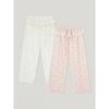 Lunaluz Women Cotton 9 Part Pocket Pajama Pants 2c