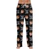 Erkekler Allover Baskılı Ev Pantolonu Uyku Pijama Pantolonu Uzun Pantolon Pijama Pantolonu Yoga Pantolonu