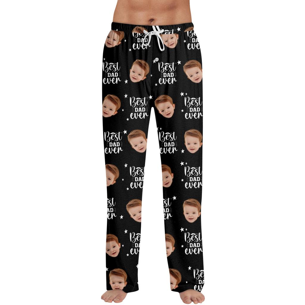Erkekler Allover Baskılı Ev Pantolonu Uyku Pijama Pantolonu Uzun Pantolon Pijama Pantolonu Yoga Pantolonu