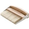 2 Pcs/set Window Cleaner Mini Dustpan Brush Set Wood Small Metal Pan Natural Table Handy Brush Sweeping Home Kitchen Car Office