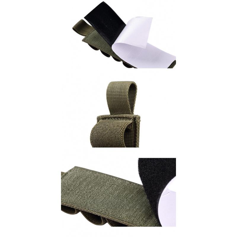 Outdoor 6-Hole Cartridge Bag Accessories, Gun Holster, Multifunctional Tactical Velcro, Bulk Tool, Shotgun Expansion Strap