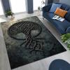 Nordic Dream Tree of Life Symbol Totem Yggdrasil Rug for Bedroom Living Room Sofa Home Doormat Decor,kid Non-slip Floor Mat Gift