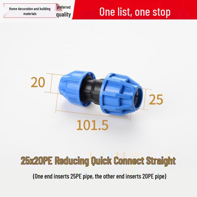 Quick-Connect Elbow for 20/25mm Plumbing: Hot-Melt Repair Joint, Water Pipe Fittings
